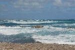 De oostkust van Barbuda