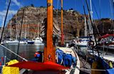 uitzicht vanuit de boot