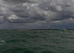 Uitzicht op de kust bij Breskens 