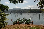 Stoneiland, zicht op Brokopondo stuwmeer