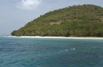 Saskia snorkeld naar het strand
