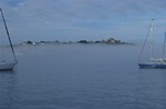 nog net de ferry te zien